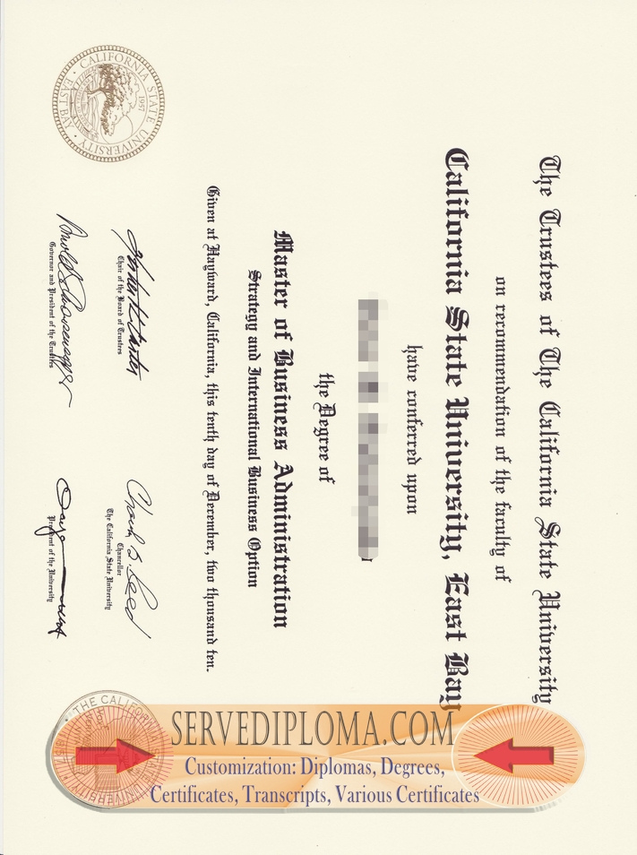 Best Fake California State University East Bay Degree: Your Path to Success - 专业证书