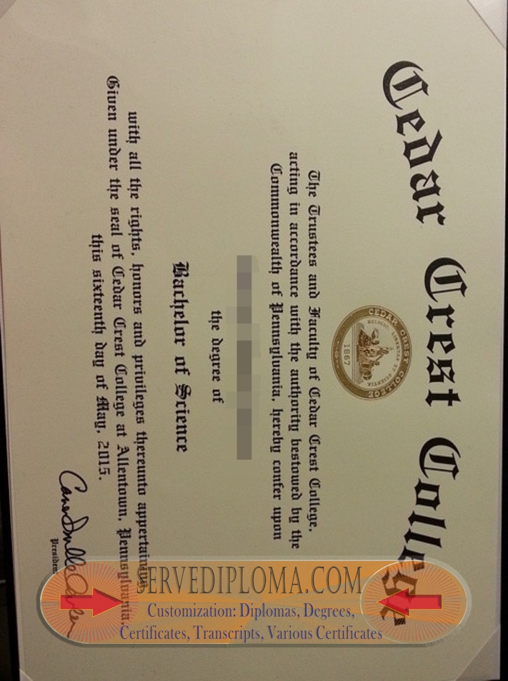 Best Fake Cedar Crest College Degree: How to Get Your Perfect Diploma - 专业证书