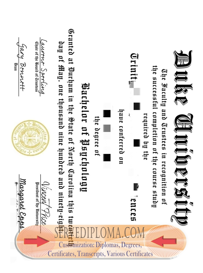 Best Fake Duke University Degree: How to Get One and Why It's Worth It - 专业证书