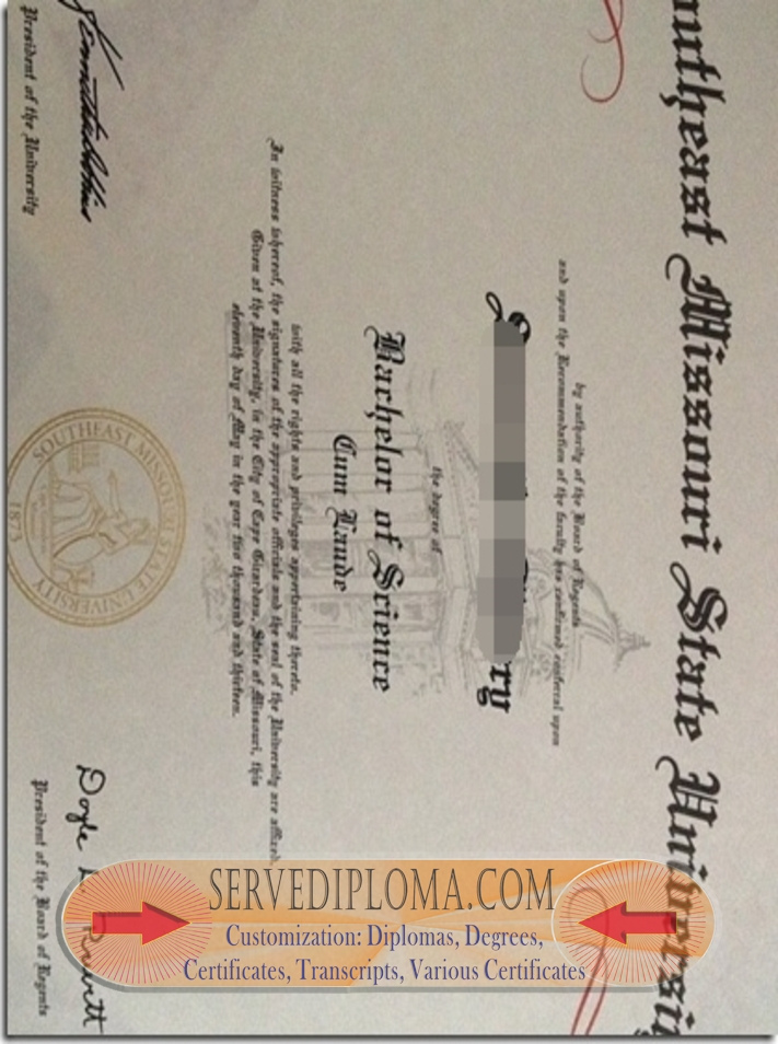 Best Fake Southeast Missouri State University Diploma: How to Get the Most Authentic Replica - 专业证书