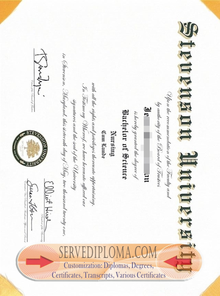 Buy Fake Stevenson University Diploma: Top 5 Reasons Why You Should Consider It - 专业证书