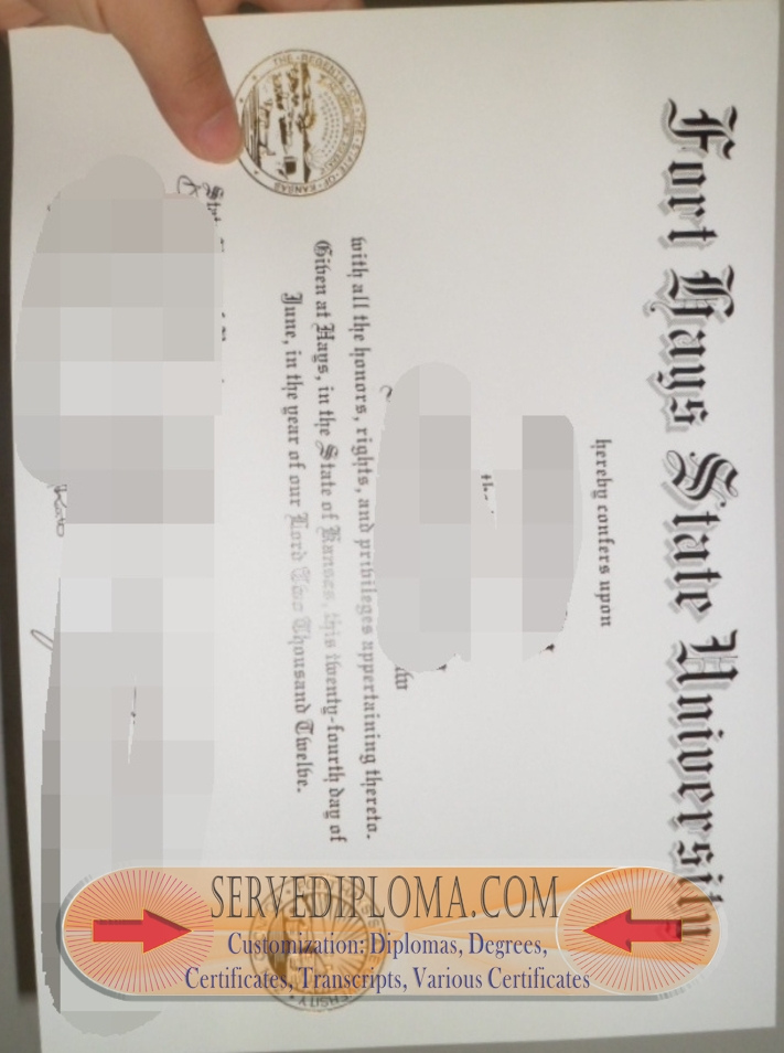 Buy Online Fort Hays State University Diploma: How to Ensure Authenticity - 专业证书