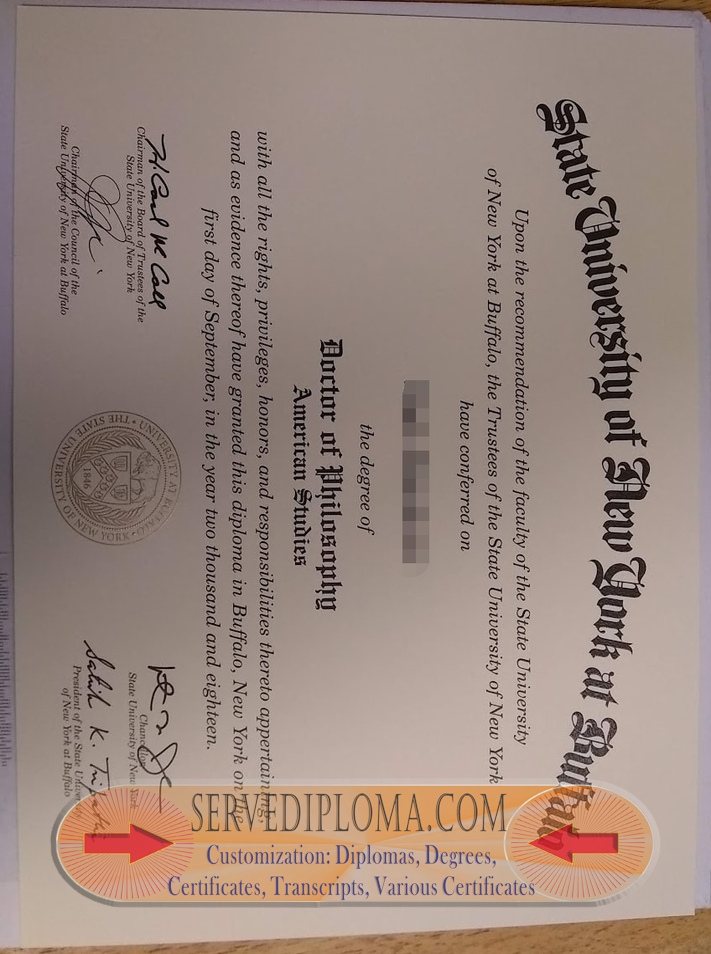 Copy Fake Buffalo State College Diploma: How to Get the Best Replica - 专业证书