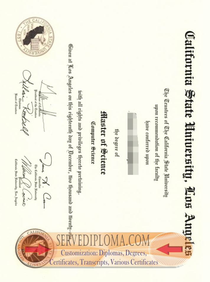 Copy Fake California State University, Los Angeles Degree: A Guide to Authenticity and Convenience - 专业证书