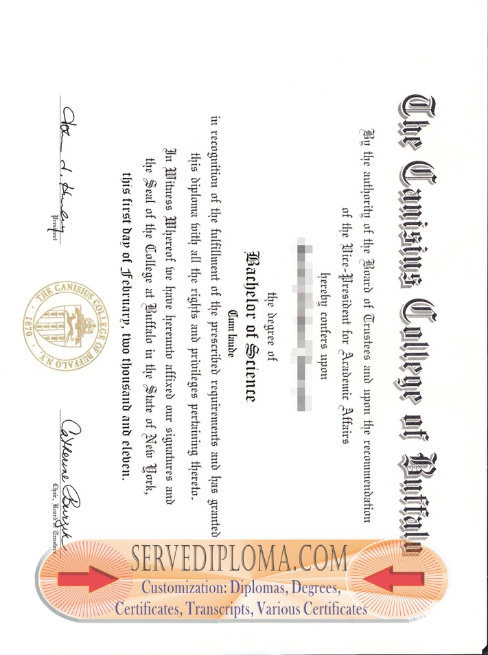 How to Copy a Fake Canisius College Diploma: A Step-by-Step Guide - 专业证书