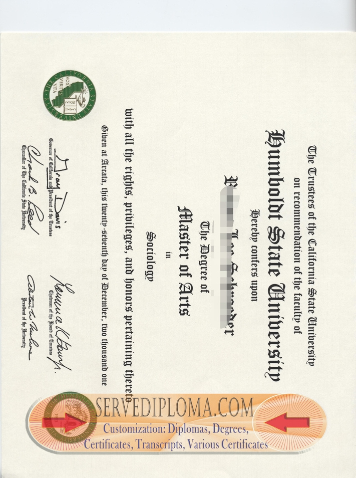How to Copy Humboldt State University Diploma: A Step-by-Step Guide - 专业证书