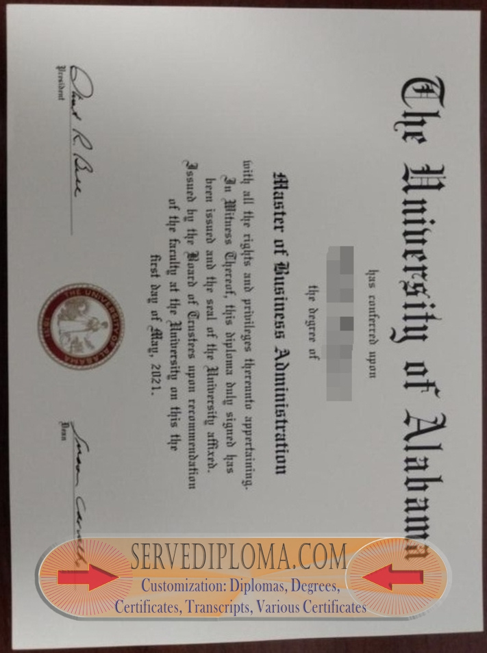 How Fast Can You Get a Fake University of Alabama Diploma? - 专业证书