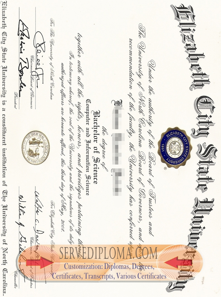 How to Buy a Fake Elizabeth City State University Diploma: A Step-by-Step Guide - 专业证书