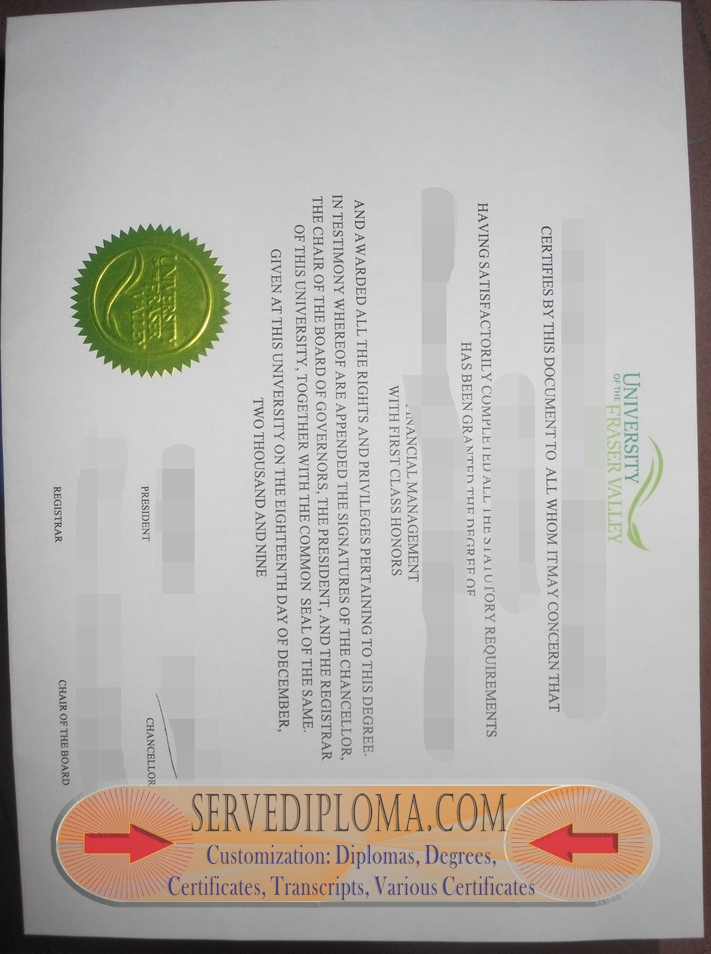 How to Buy a Fake University of the Fraser Valley Diploma: A Step-by-Step Guide - 专业证书