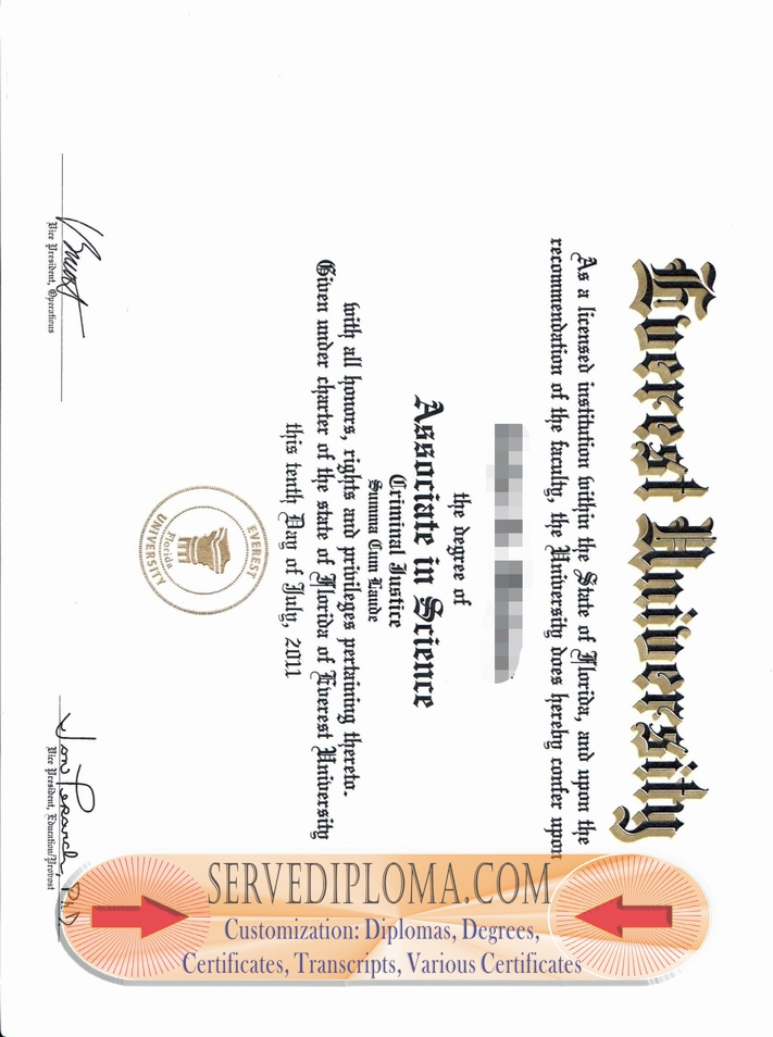 How to Buy a Phony Everest University Diploma: A Step-by-Step Guide - 专业证书