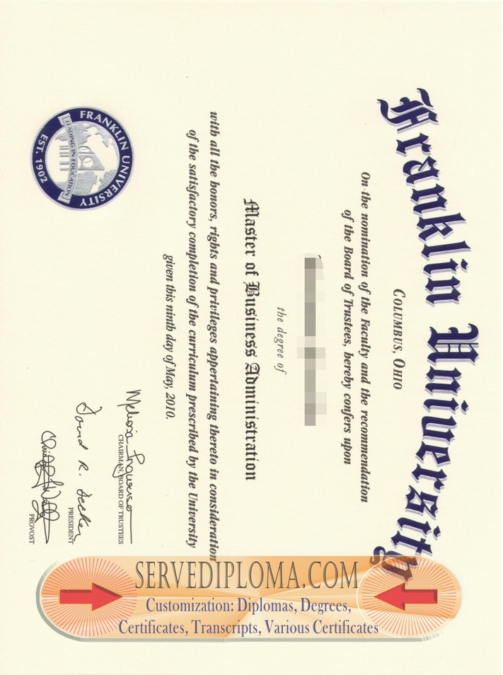 How to Buy a Phony Franklin University Degree: Step-by-Step Guide - 专业证书