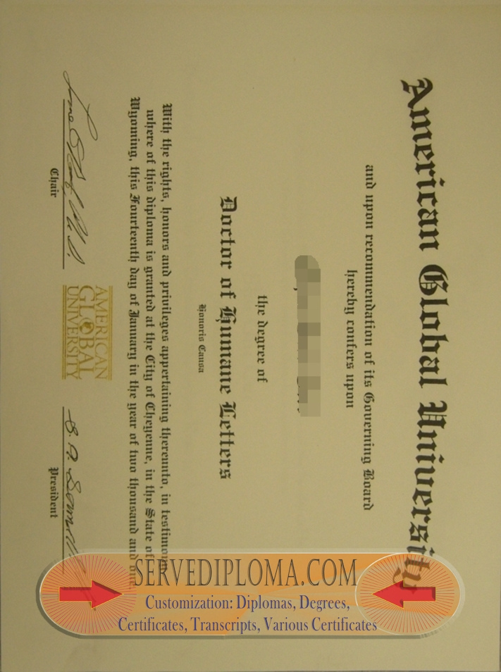 How to Create a Fake American Global University Degree: Step-by-Step Guide - 专业证书