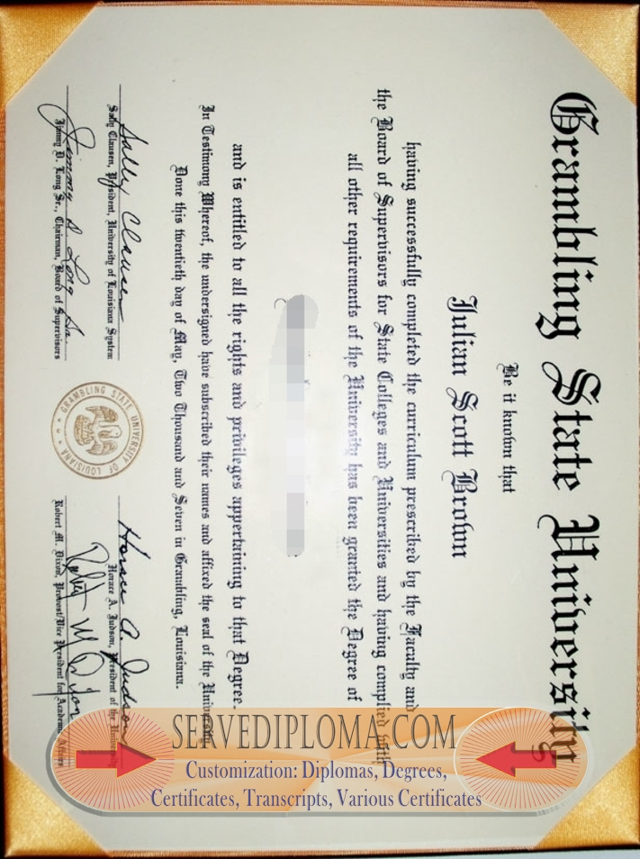 How to Order a Fake Grambling State University Diploma: Step-by-Step Guide - 专业证书