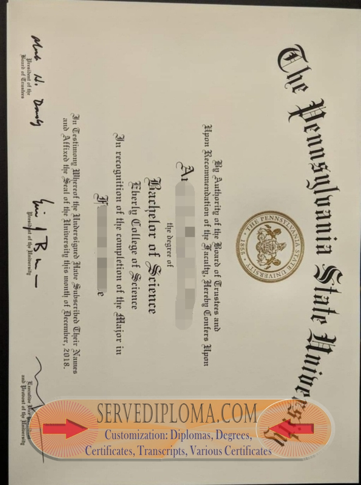 How to Order a Fake Pennsylvania State University Degree: A Step-by-Step Guide - 专业证书