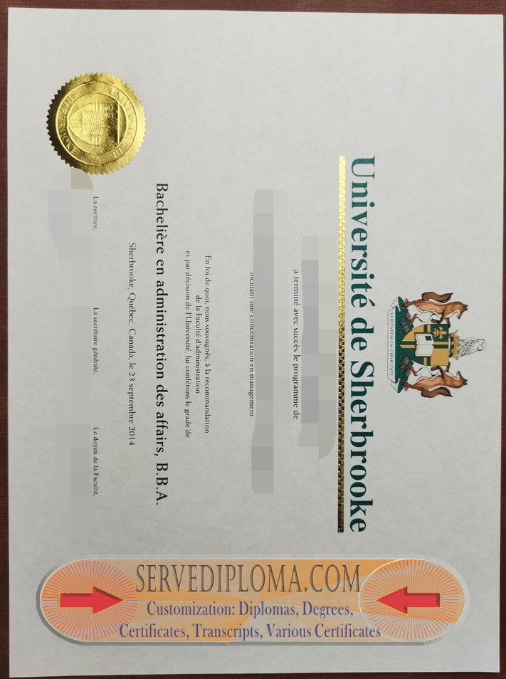 How to Order a Fake University of Sherbrooke Diploma: A Step-by-Step Guide - 专业证书