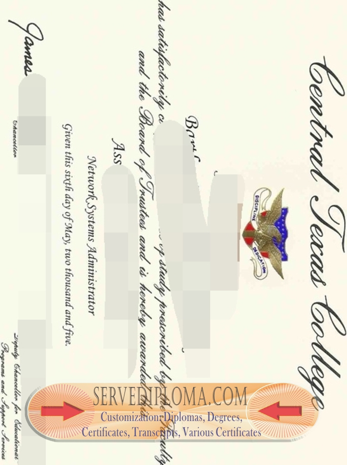 How to Purchase a Fake Central Texas College Degree: A Step-by-Step Guide - 专业证书