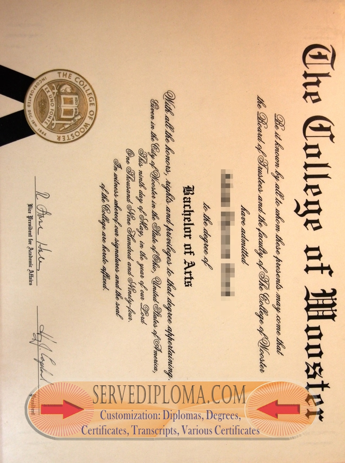 How to Purchase a Fake The College of Wooster Diploma: A Step-by-Step Guide - 专业证书