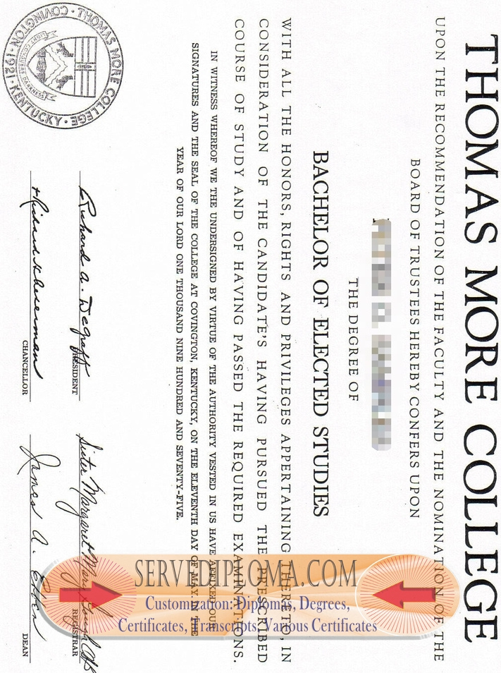 How to Purchase a Fake Thomas More College Diploma: Step-by-Step Guide - 专业证书