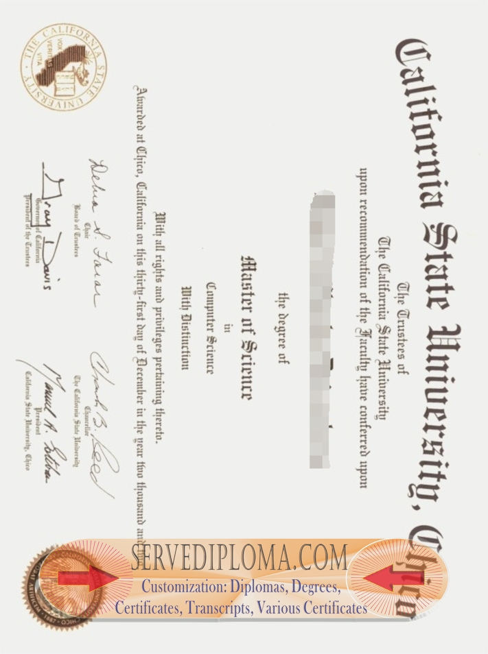 Make Fake California State University, Chico Diploma: A Step-by-Step Guide - 专业证书