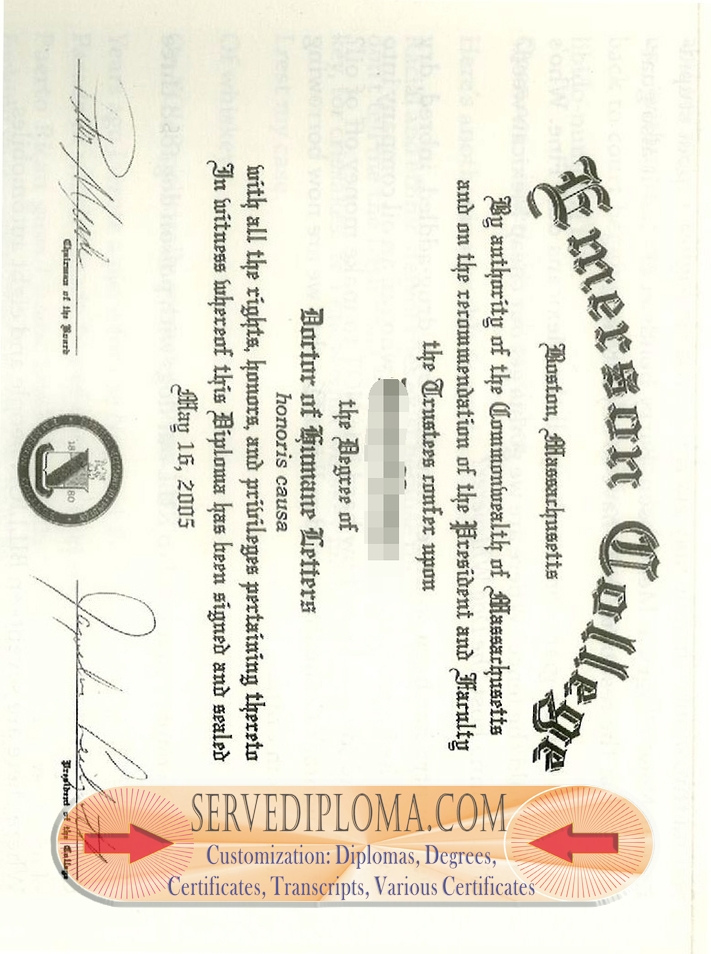 How to Make Fake Emerson College Diploma: A Step-by-Step Guide - 专业证书