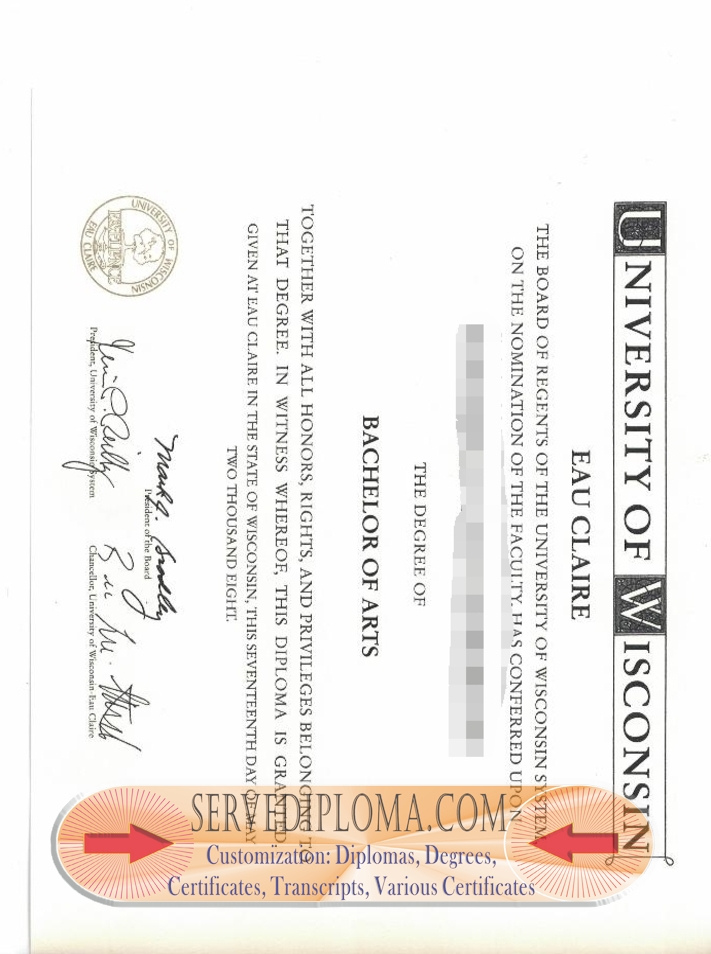 How to Make a Fake University of Wisconsin-Eau Claire Diploma: Step-by-Step Guide - 专业证书