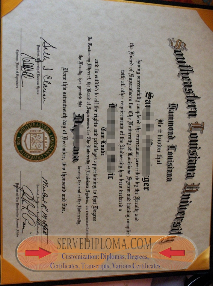 Is It Possible to Buy a Fake Southeastern Louisiana University Degree? - 专业证书