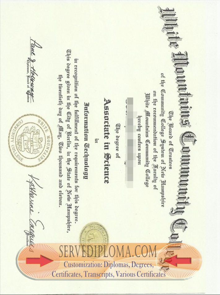 Is It Possible to Buy a Fake White Mountains Community College Degree? - 专业证书