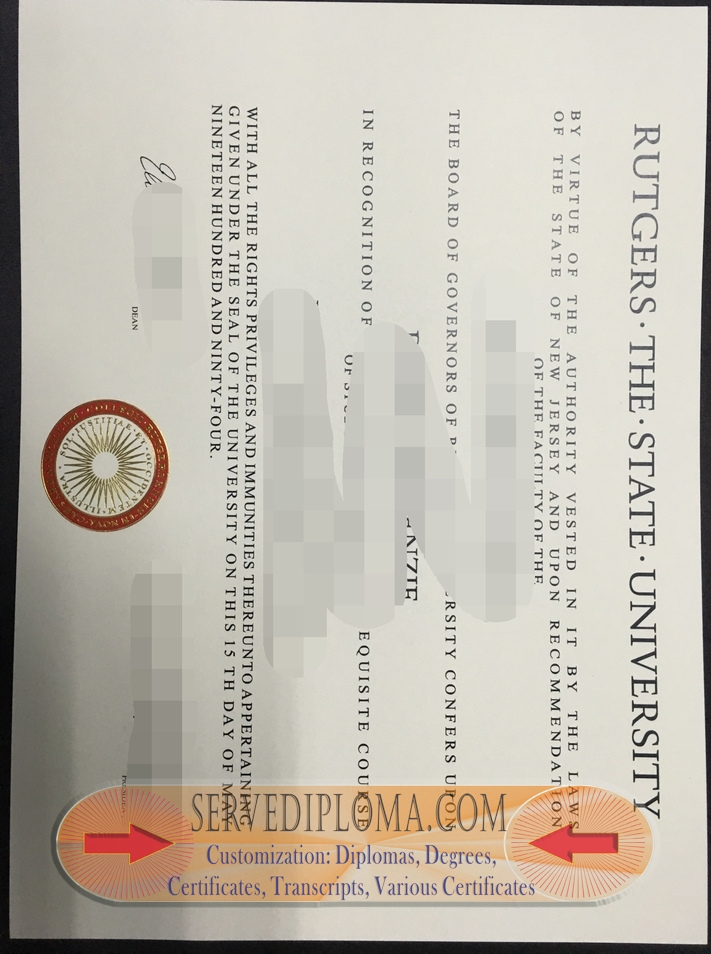 Purchase Fake Rutgers The State University Diploma: A Comprehensive Guide - 专业证书