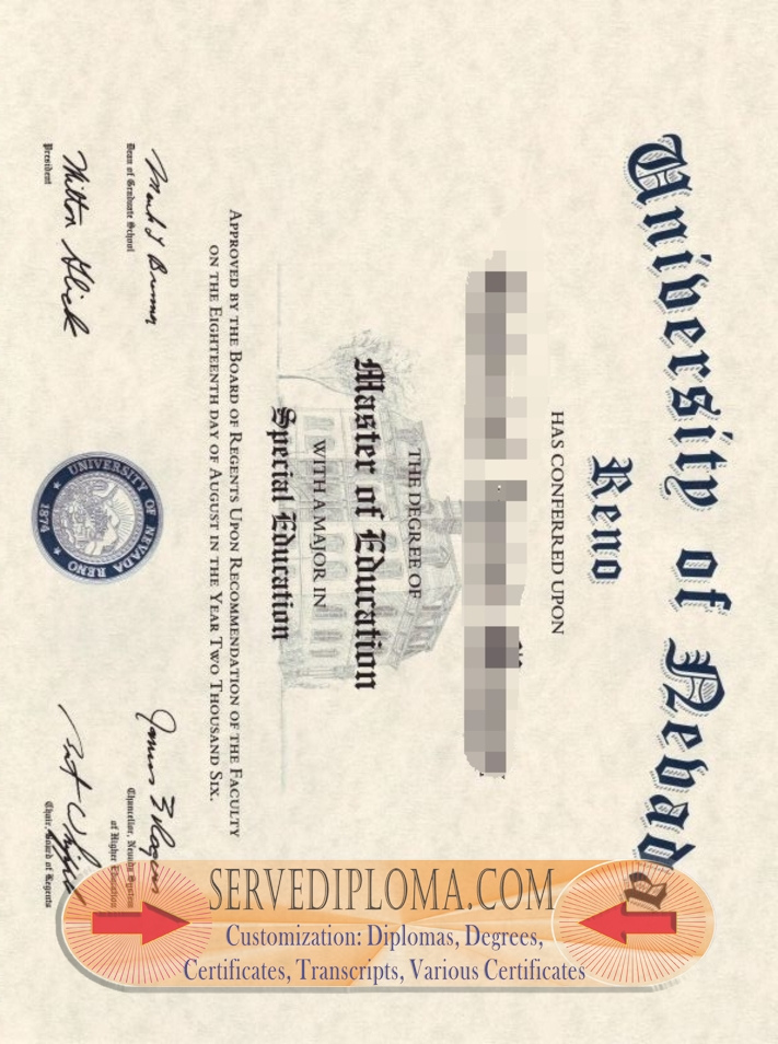 Purchase a Fake University of Nevada Reno Degree: Is It Worth the Risk? - 专业证书
