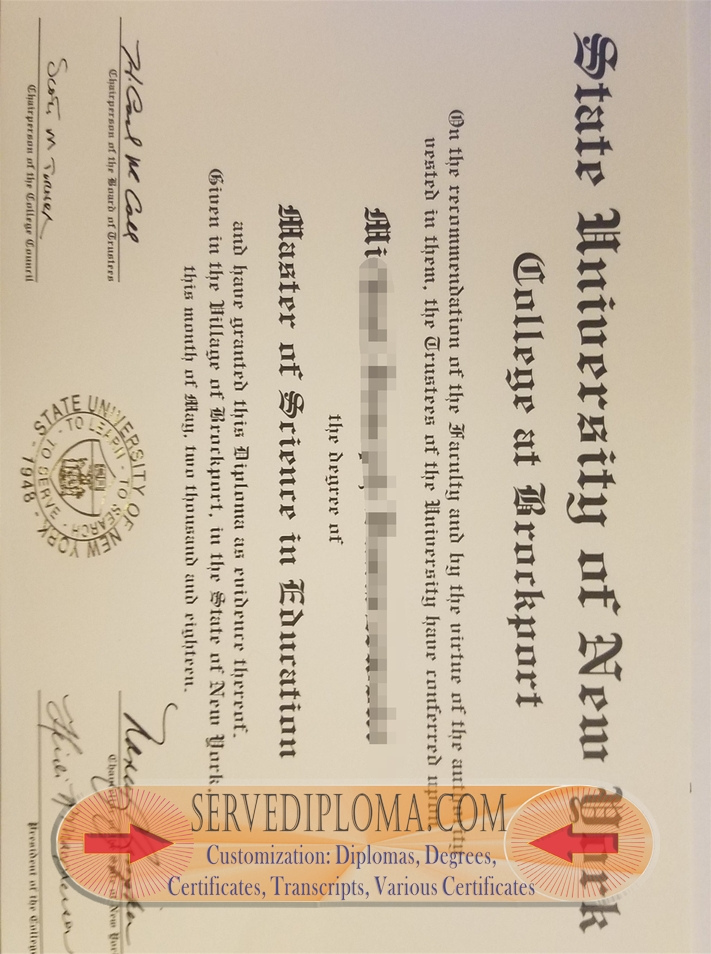Where to Order a Fake SUNY Brockport Diploma: A Comprehensive Guide - 专业证书