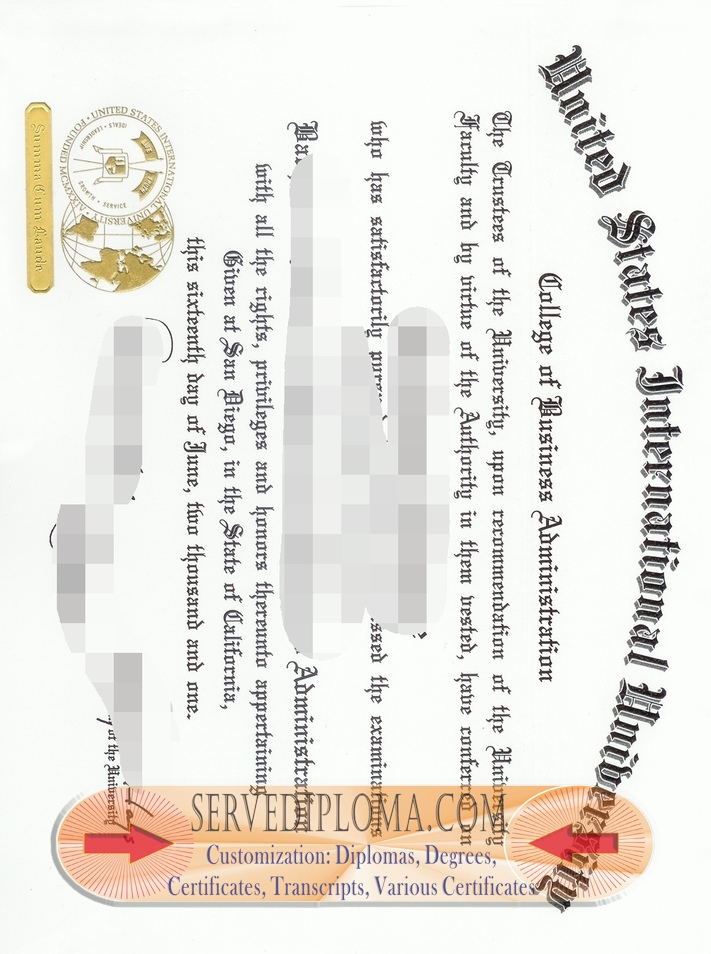 Where to Purchase Fake United States International University Degree? - 专业证书