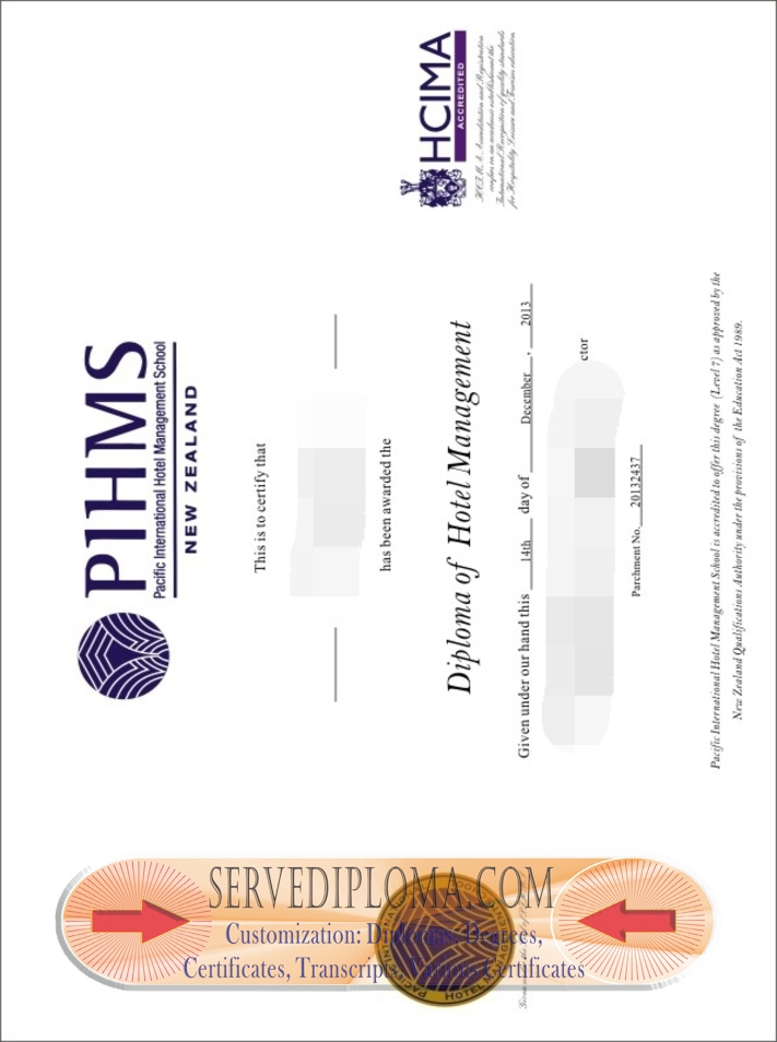 Best Fake Pacific International Hotel Management School (PIHMS) Diploma: How to Get It - 专业证书