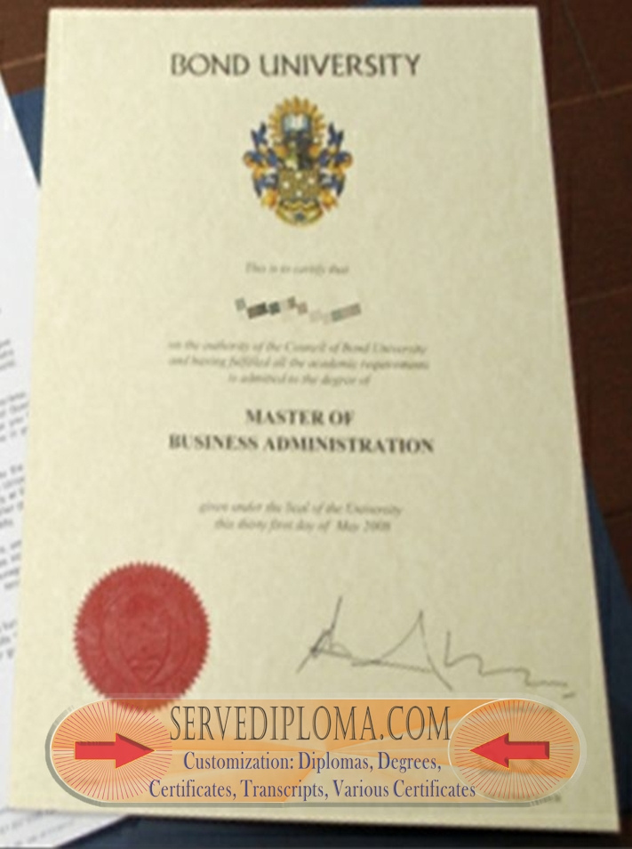 Buy Online: Bond University Degree - Your Path to Success - 专业证书