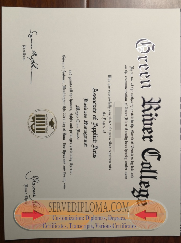 How to Copy a Fake Green River College Diploma: A Step-by-Step Guide - 专业证书