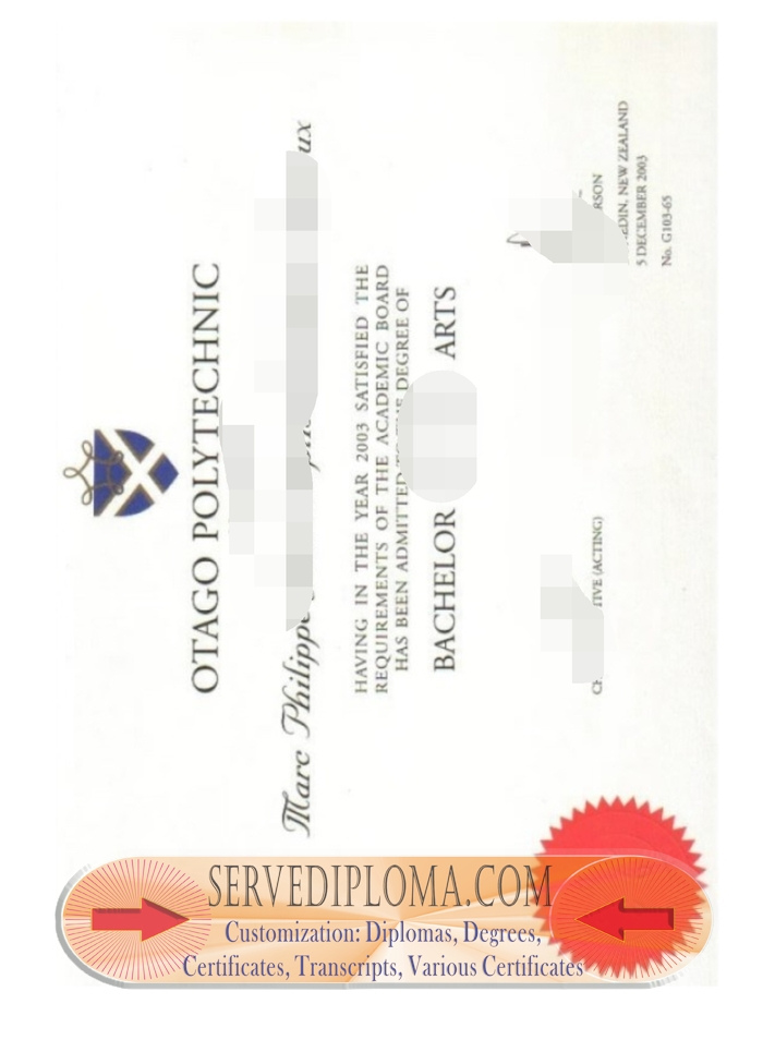 How to Purchase a Fake Otago Polytechnic Degree: Step-by-Step Guide - 专业证书
