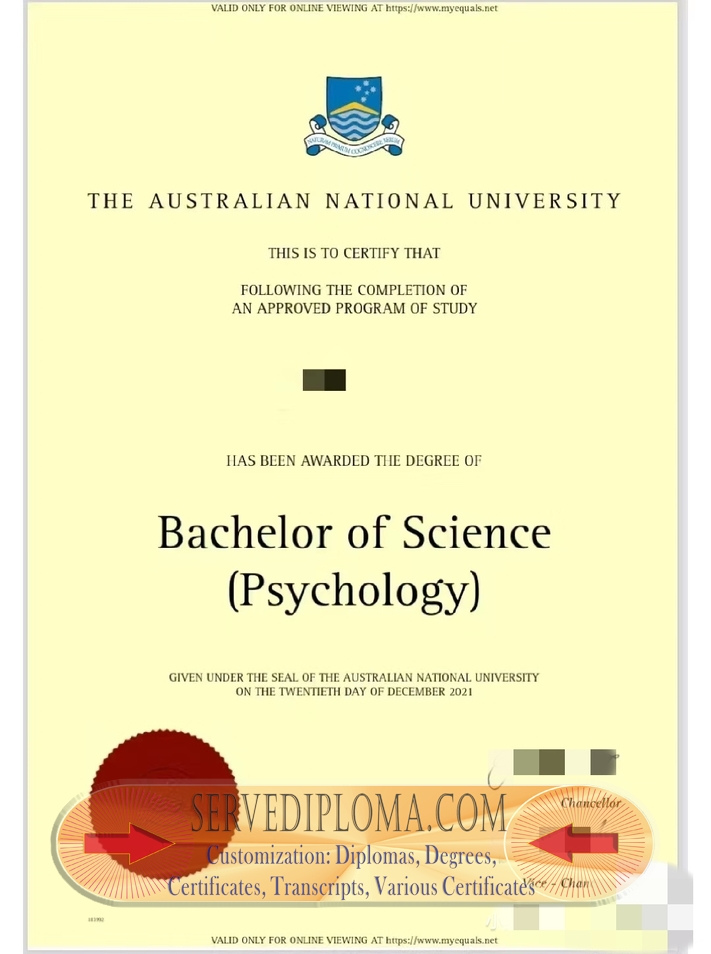 How to Make a Fake ANU (Australian National University) Diploma - 专业证书