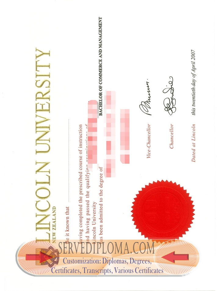 Is It Possible to Buy a Fake Lincoln University, New Zealand Degree? - 专业证书