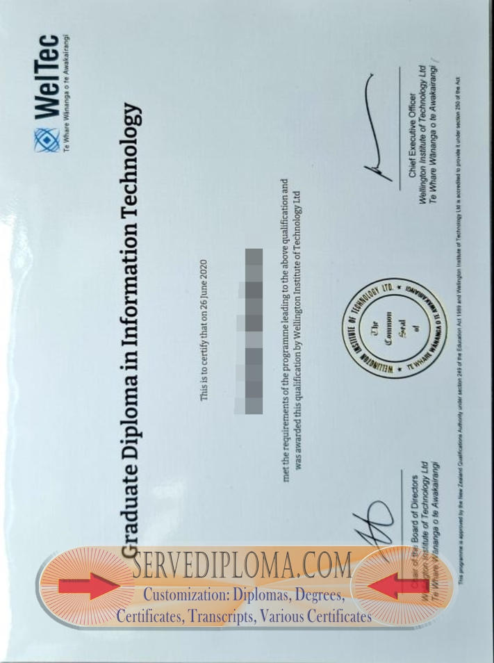 Where to Order a Fake Wellington Institute of Technology Degree? - 专业证书