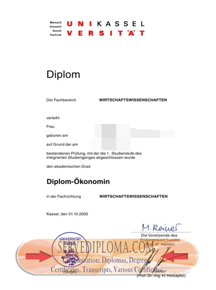 Best Fake University of Kassel Degree: How to Get It and Why You Should - 专业证书
