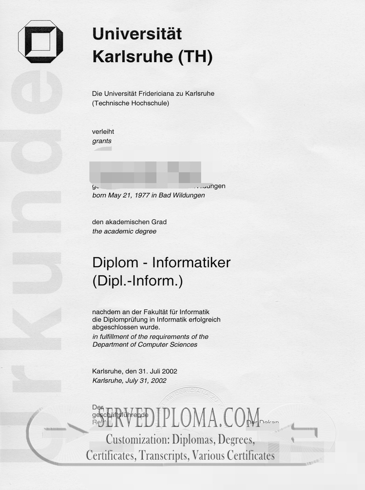Buy Fake Universitat Karlsruhe Diploma: A Comprehensive Guide - 专业证书