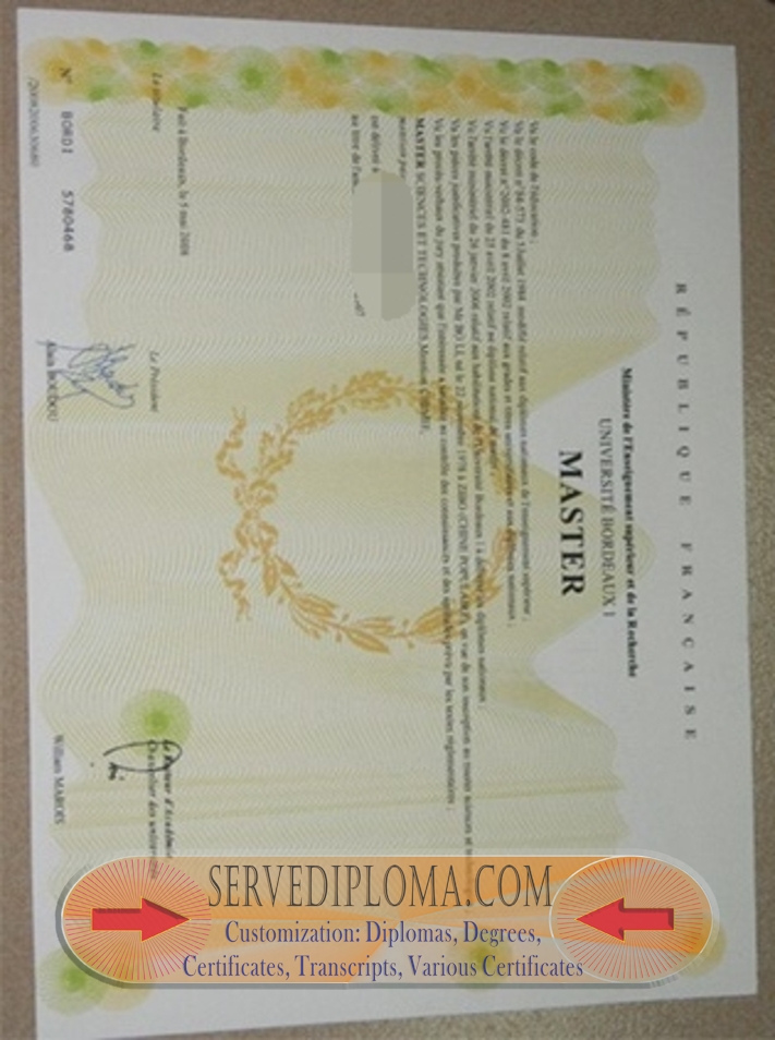 Buy Fake Université de Bordeaux Diploma: Your Path to Prestige - 专业证书