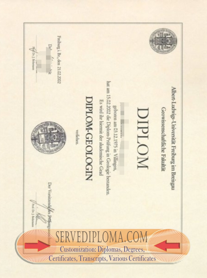 How to Copy a Fake Albert-Ludwigs-Universität Freiburg Diploma: A Step-by-Step Guide - 专业证书