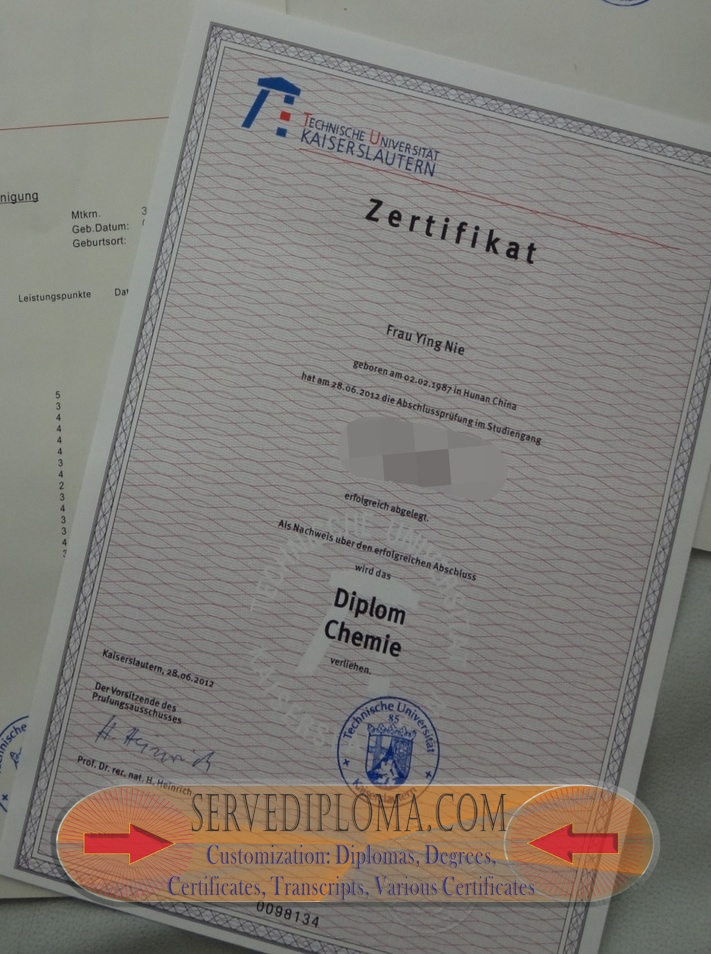 Copy RPTU Kaiserslautern Diploma: A Step-by-Step Guide - 专业证书