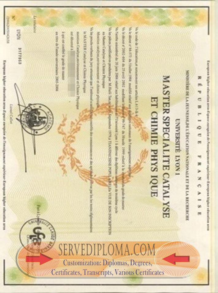 How to Buy a Degree from Claude Bernard University Lyon 1: A Step-by-Step Guide - 专业证书