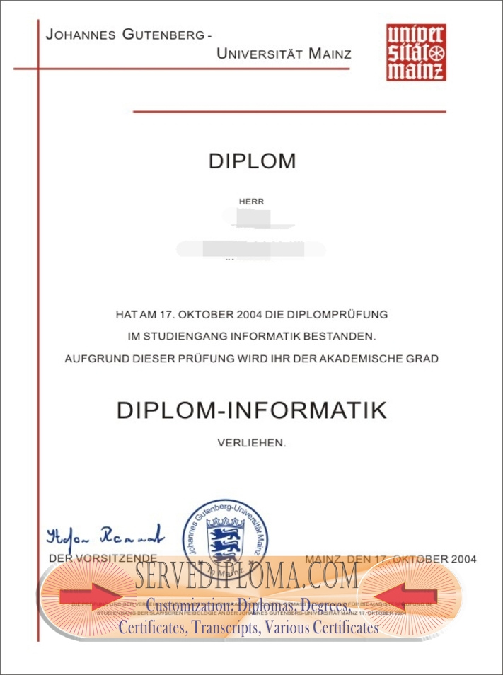 How to Buy a Fake Johannes Gutenberg University of Mainz Diploma: A Step-by-Step Guide - 专业证书