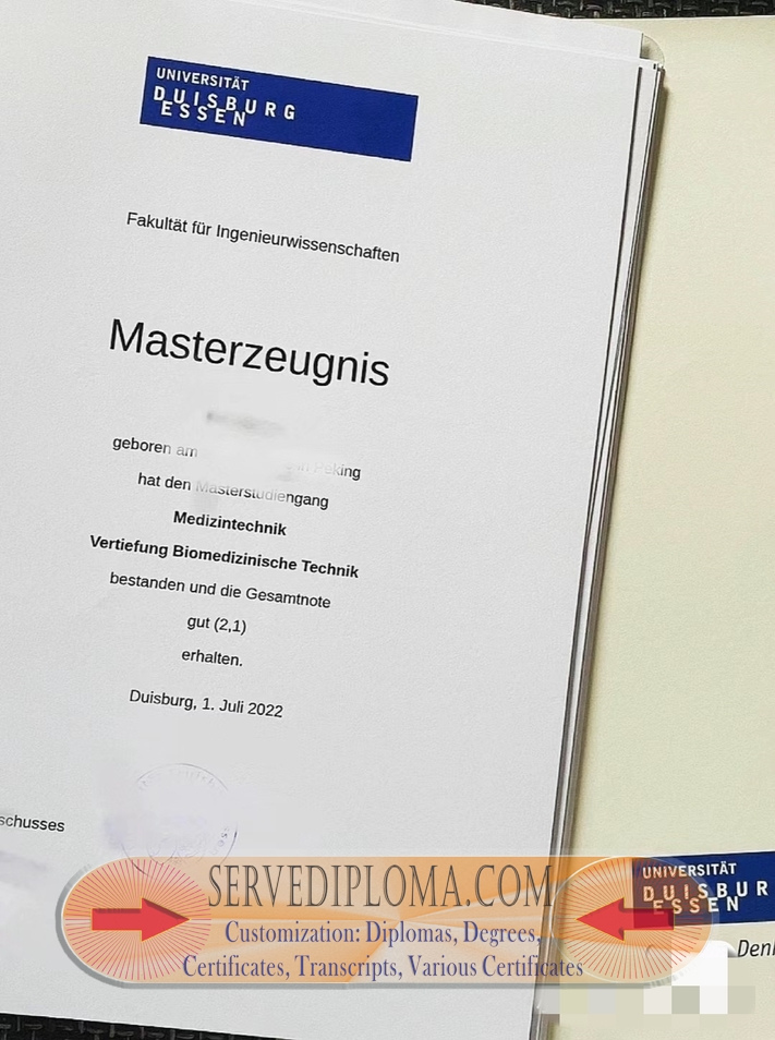 How to Buy a Phony University of Duisburg-Essen Diploma: A Step-by-Step Guide - 专业证书