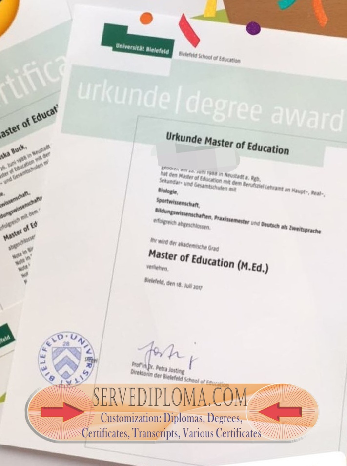 How to Create a Fake Bielefeld University Diploma: A Step-by-Step Guide - 专业证书