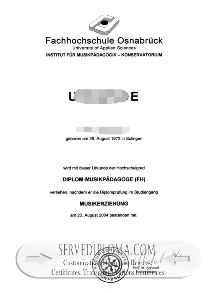 How to Create a Fake Fachhochschule Osnabrück Diploma: A Step-by-Step Guide - 专业证书