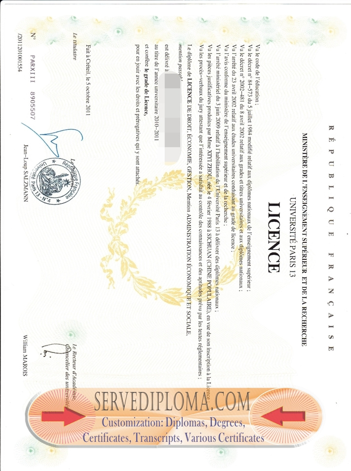 How to Create a Fake Université Sorbonne Paris Nord Degree: A Step-by-Step Guide - 专业证书