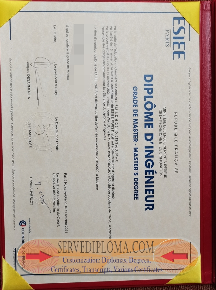 How to Order a Fake ESIEE Paris Degree: A Step-by-Step Guide - 专业证书